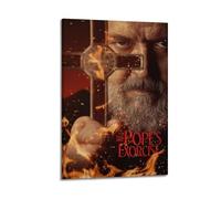 THE POPE'S EXORCIST Posters Aesthetic Wall Art Canvas Poster Vintage Poster Decorative Painting Living Room Bed Room Decor08x12inch(20x30cm) Frame-style