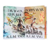 The Poppy War Series by R.F. Kuang 2 Books Collector's Edition Set (The Poppy War (Book 1) & The Dragon Republic (Book 2) (Sprayed Edges))