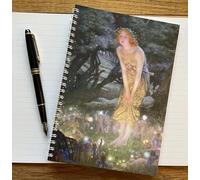 The Porch Faries Nostalgic A5 Notebook Midsummer Eve Fairy Ring Fairies Magical - 48 Lined Sheets