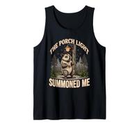 The Porch Light Summoned Me Possum Humor Tank Top