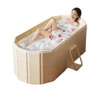 The portable folding bathtub: adults' soaking bathtub, quick opening folding | Large insulation bucket with hot ice bathtub, constant temperature suitable for family