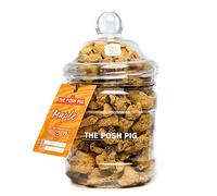 The Posh Pig - 7 flavours - 300g Gift Jar - High Protein, Low Carb, Quality Pork Crackling. (Maple)