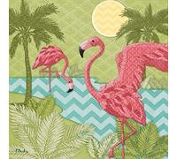 The Poster Corp Paul Brent - Island Flamingo II Fine Art Print (60.96 x 60.96 cm)