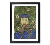 The Postman Joseph Roulin Vol.1 by Vincent Van Gogh Framed Print | A2 Black Framed Wall Art | Ready to Hang | Modern Historical Picture | Living Room Bedroom Lounge Office