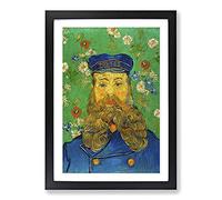 The Postman Joseph Roulin Vol.2 by Vincent Van Gogh Framed Print | A2 Black Framed Wall Art | Ready to Hang | Modern Historical Picture | Living Room Bedroom Lounge Office