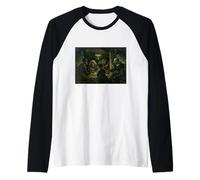 The Potato Eaters by Vincent Van Gogh Raglan Baseball Tee