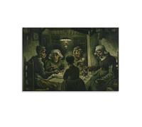 The Potato Eaters by Vincent Van Gogh Wall Art Prints posters (2) 23 Canvas Wall Art Prints Photo Picture Painting Room Decor Home Decorative 20x30inch(50x75cm)