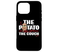 The Potato Has Left The Couch Spud Life Fries Tater Tots Case for iPhone 16 Pro Max