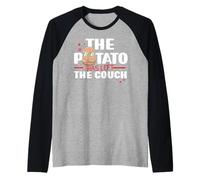 The Potato Has Left The Couch Spud Life Fries Tater Tots Raglan Baseball Tee