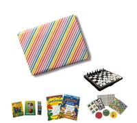 The Poulton Party Co. Ready to Play Pass the Parcel Unisex Age 6+ | 10/15/20 Layers | Prizes Only or Prizes & Forfeits | Pre-Wrapped Kids Party Game (20 Layers, Prizes & Forfeits)