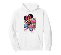 The Power is in my Puffs Black Girl Magic Kids Pride Afro Pullover Hoodie