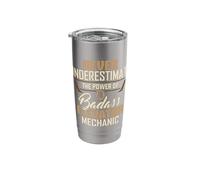 The Power of A Badass Elevator Mechanic Technician Apparel Stainless Steel Insulated Tumbler
