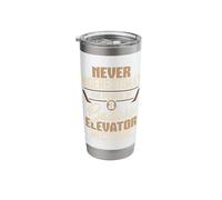 The Power of A Badass Elevator Mechanic Technician Apparel Stainless Steel Insulated Tumbler