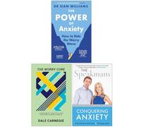 The Power of Anxiety, The Worry Cure & Conquering Anxiety 3 Books Collection Set