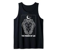 The Power of Leo Zodiac Lion Constellation Moon Art Tank Top