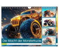 The power of monster trucks UK-Version (Wall Calendar 2026 DIN A4 Landscape), CALVENDO 12 Month Wall Calendar