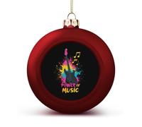 The Power of Music Christmas Baubles Hanging 4PCS