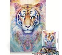 The Power of The Tiger Jigsaw Puzzles for Adults 1000 Piece Memory Boost Cozy Time Pattern Assembly Santa Wish List (38x52cm)