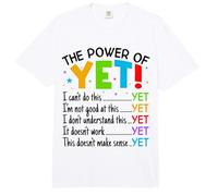 The Power of Yet Growth Mindset Teacher Comfort Colors Adult Heavyweight T-Shirt