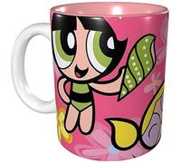 The Power-Puff Girls Ceramics Mugs Suitable for Soup, Cappuccino, Coffee, Latte, Cereal, Ice Cream, Etc.Easy to Hold.