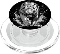 The Powerful Bak Fu Pai White Tiger PopSockets PopGrip for MagSafe