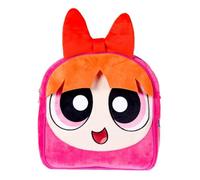 The Powerpuff Girls Blossom Head Soft Plush Official Children's School Backpack | Cute & Comfortable Bag for Kids, Toddlers | Perfect for PreSchool, Nursery, & Travel