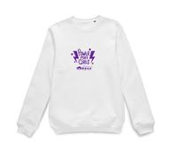 The Powerpuff Girls Official Thunderbolts Sweatshirt in White | Size: XL The Powerpuff Girls White XL