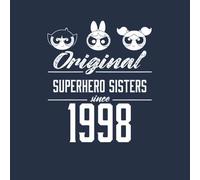 The Powerpuff Girls Original Superheros Sisters Unisex Hoodie - Navy - L - Navy