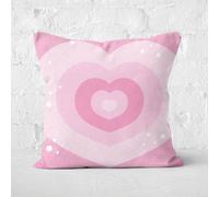 The Powerpuff Girls Pink Heart Square Cushion - 60x60cm - Soft Touch