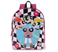 The Powerpuff Girls Power Pink 15' x 11.5' x 4.5' Cartoon Character Backpack for Girls - Elementary School - Lightweight & Comfortable - Powerpuff Girls Bookbag