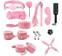 The Practical Twelve Piece Pink Leather Set Comes in Various Combinations to Choose from, with Diverse Styles and Surprise Gifts for Couples On Holidays，Endurance Training Accessory
