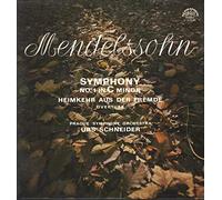 The Prague Symphony Orchestra - Felix Mendelssohn-Bartholdy, The Prague Symphony Orchestra, Urs Schneider - Symphony No.1 In C Minor - Heimer Aus Der Fremde Overture - Supraphon - 1 10 2196