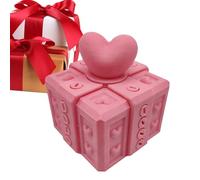 The Prank Box - A Valentine's Gift That Makes Them Earn The Love, Hilarious 3D Printed Middle Finger Heart Gift Box With Screws, For Holidays, giftss, And Decorations.