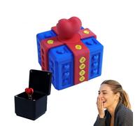 The Prank Box - a Valentine's Gift That Makes Them Earn the Love, Hilarious Screw Challenge, Annoying Gift Box with Screws, 3D Printed Annoying Present Boxs, Valentine Gifts for Lover(J-,Heart)