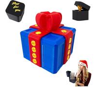 The Prank Box Annoying Gift Box Funny Annoying Present with Surprise Pop Up Feature 3D Printed Screw Puzzle Gift Box for Birthday Christmas Gag Gifts and Party Fun (A)