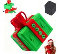 The Prank Box,Annoying Gift Box with Screws,Funny 3D Printed Screw Gifts Boxes,Perfect Gag Gift for Birthday,Christmas(Green&Red)