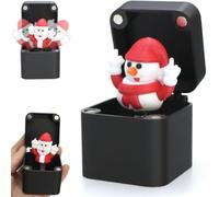 The Prank Box, Christmas Middle Finger in a Box, Santa Claus Elk Surprise Finger Popup Gift Boxes for Adults, Xmas Fun Prank Gift, Novelty FunnyGifts for Christmas,Festival
