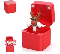 The Prank Box, Christmas Middle Finger in a Box, Santa Claus Elk Surprise Finger Popup Gift Boxes for Adults, Xmas Fun Prank Gift, Novelty FunnyGifts for Christmas,Festival