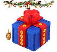 The Prank Box - Hilarious Middle Finger Surprise Gift Box, 3D Printed Annoying Screw Challenge, Colorful Interactive Prank Decor for Desk, Fun Gag Gift for Pranks and Mischief Christmas