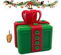 The Prank Box - Hilarious Middle Finger Surprise Gift Box, 3D Printed Annoying Screw Challenge, Colorful Interactive Prank Decor for Desk, Fun Gag Gift for Pranks and Mischief Christmas
