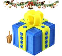 The Prank Box - Hilarious Middle Finger Surprise Gift Box, 3D Printed Annoying Screw Challenge, Colorful Interactive Prank Decor for Desk, Fun Gag Gift for Pranks and Mischief Christmas