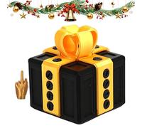 The Prank Box - Hilarious Middle Finger Surprise Gift Box, 3D Printed Annoying Screw Challenge, Colorful Interactive Prank Decor for Desk, Fun Gag Gift for Pranks and Mischief Christmas