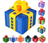 The Prank Box- Hilarious Screw Challenge, Surprise Prank Puzzle Gift Box, Funny Novelty Boxes for Halloween, Christmas, Festival Gifting Blue-yellow 1 PCS