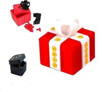 The Prank Box - Hilarious Screw Challenge,Surprise Prank Puzzle Gift Box,Hilarious Trick Gift with Screw Lock Design,Fun and Frustrating,Annoying Funny 3D Printed Screw Gifts Boxe (B)