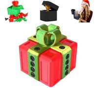 The Prank Box - Hilarious Screw Challenge with Finger Surprise,Annoying Gift Box with Screws,Perfect Gag Gift,Annoying Funny 3D Printed Screw Gifts Boxes Ideal for Christmas,All Occasions (Red)