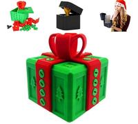 The Prank Box - Hilarious Screw Challenge with Finger Surprise,Annoying Gift Box with Screws,Perfect Gag Gift,Annoying Funny 3D Printed Screw Gifts Boxes Ideal for Christmas,All Occasions (Green)