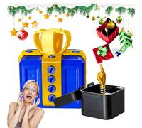 The Prank Box - Hilarious Screw Challenge With Middle Finger Surprise, 2026 New Annoying Funny 3d Printed Screw Gifts Boxes, Funny (Gold And Blue)