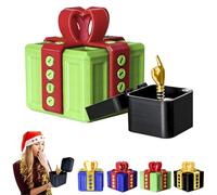 The Prank Box - Hilarious Screw Challenge with Middle Finger Surprise, Annoying Gift Box with Screws, Prank Gift Boxs, 3D Printed Annoying Gifts Boxs Ornaments, Perfect Gag Gifts (Red Green)
