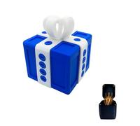 The Prank Box, Hilarious Screw Challenge with Middle Finger Surprise, Funny 3D Printed Screw Gifts Boxes, Annoying Present Box, for Birthday, Christmas, Halloween (Blue)