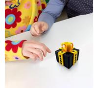 The Prank Box, Surprise Prank Endless Puzzle Gift Box with Screws and Hidden Lock, Annoying Funny 3D Printed Screw Gifts Boxes Ideal Hilarious Screw Challenge for Holiday (Black)